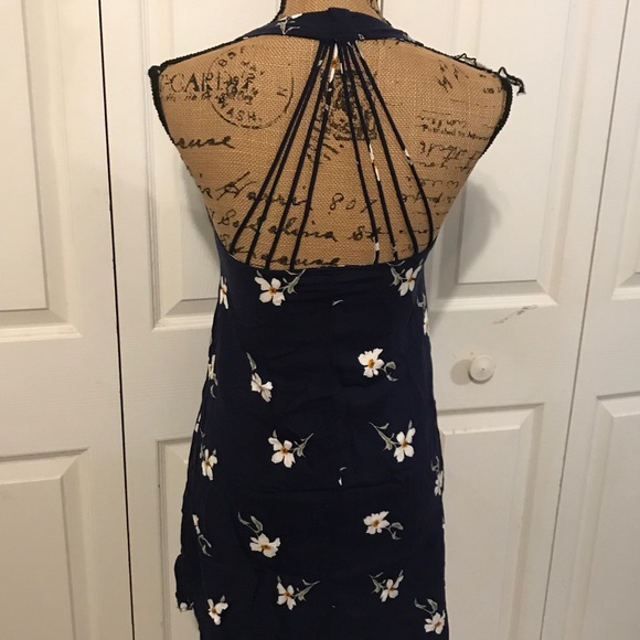 American Eagle Blue Floral Tank Dress size XS - Picture 5 of 6